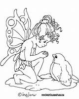 Fairies Fee Feen Vogel Stamps Hadas Aves Ausmalbild Fata Uccello Malbuch Azausmalbilder Ausmalbilder Indusladies Pinnwand Auswählen Malen sketch template