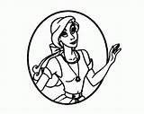 Disney Anastasia Coloring Pages Princess Character sketch template