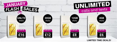 cheapest sim  deals  unlimited  data january flash sale phones
