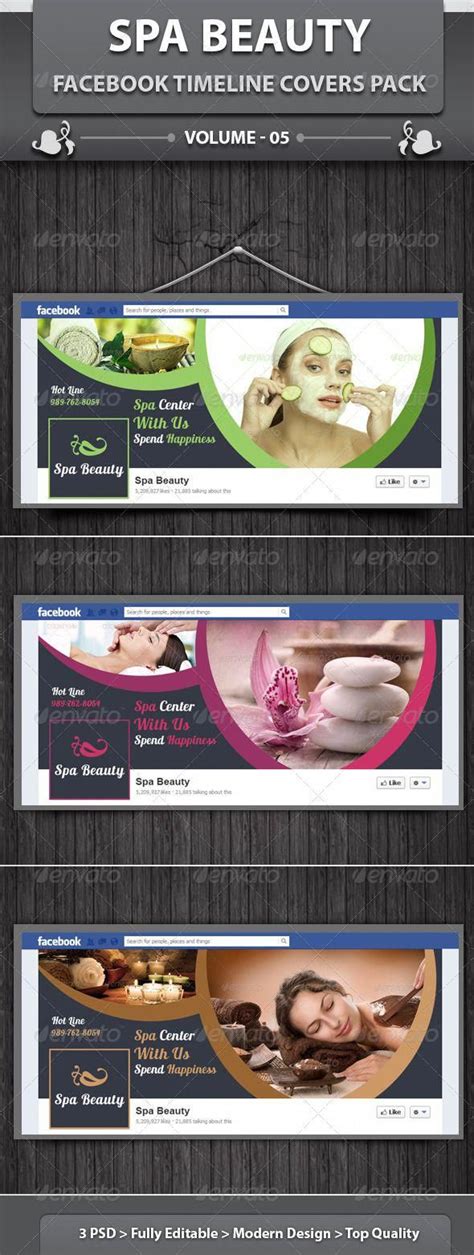spa beauty facebook timeline covers pack  facebook timeline covers