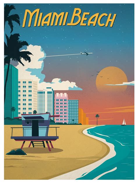Vintage London Travel Poster Its Always Vintage Beach
