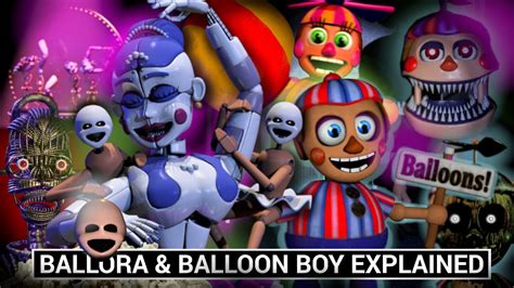 fnaf animatronics explained ballora balloon boy  nights  freddys facts youtube