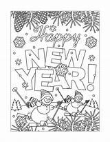 Coloring Year Pages Printable Happy Fun January Kids Printables Adults 30seconds Family Snow Man Goals Mom Welcome Help 2021 Tip sketch template
