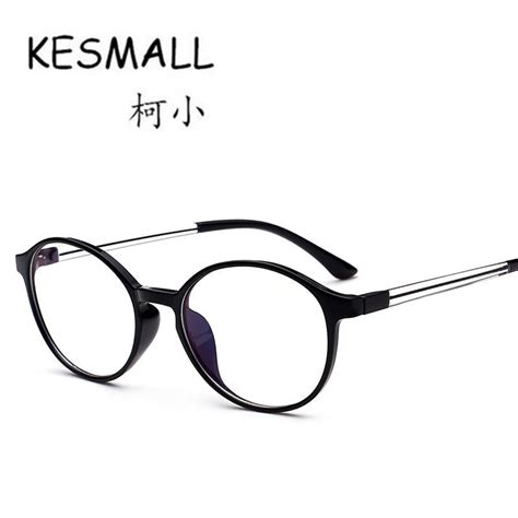 kesmall 2018 optical glasses frame women men tr90 super light round