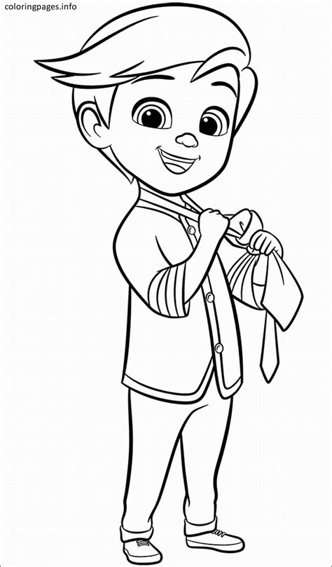 image   boss baby coloring page crafted