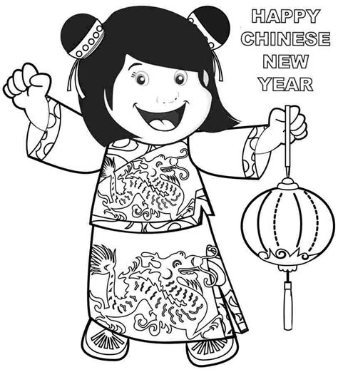 chinese  year colouring sheets