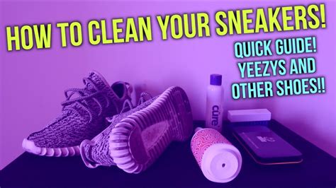 clean  sneakers cleaning yeezy  youtube