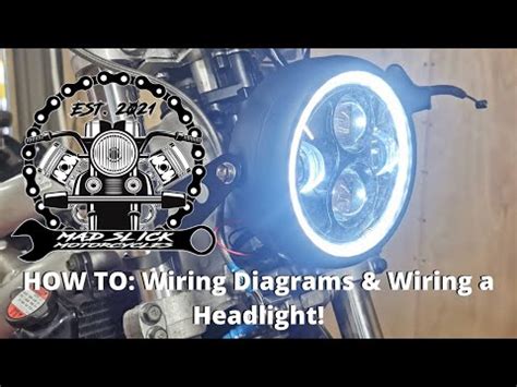 wire motorcycle headlight explaining wiring diagrams youtube