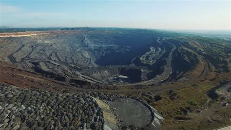 open pit coal extractive industry coal top stock footage sbv