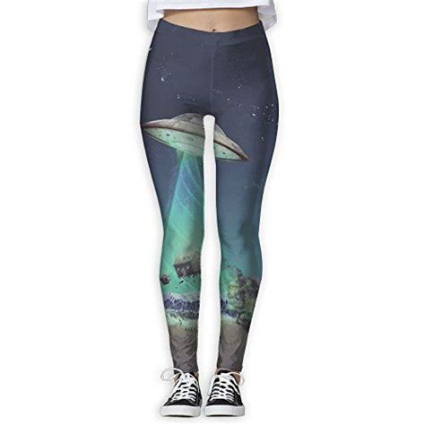 snm hill fantasy spaceship women s printed yoga leggings sport pants