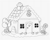 Candy House Coloring Pages Kindpng sketch template