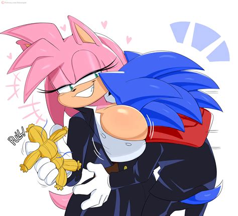 Rule 34 Amy Rose Ass Big Ass Breast Smother Breasts Cleavage Cosplay