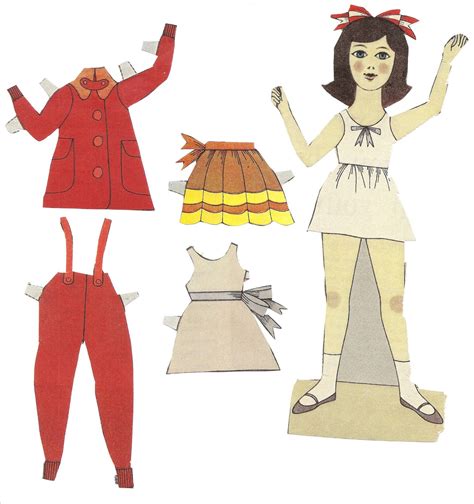 paper dolls  washday  childs play paper doll