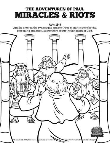 list  book  acts coloring pages