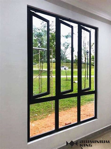 quality aluminium frame casement  window aluminium king
