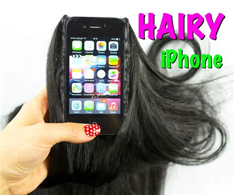 Hairy Iphone Diy Phone Case Life Hacks Hot Glue Phone