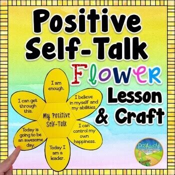 positive  talk flower craft  pathway  success tpt
