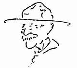 Baden Powell sketch template