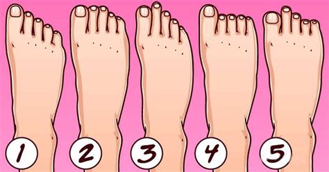 foot shapes    reveales  personality type