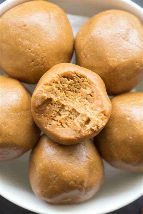 3 ingredient no bake keto almond butter balls paleo