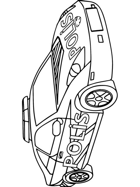 cars coloring pages coloring pages  boys police cars police