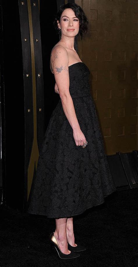game of thrones lena headey cuts a striking figure with tattooed
