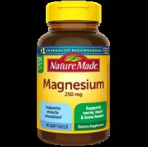Nature Made Magnesium 250 Mg Liquid Softgels 90 Ea Pack Of 2 2 Kroger