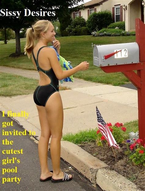 sissy captions and more sayings pinterest captions swimsuits and swimming