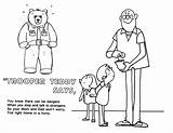 Danger Coloring Pages Stranger Strangers Safety Keep Candy Accept Never Sheets School Idaho Road Getdrawings 4kb 1275px 1650 sketch template
