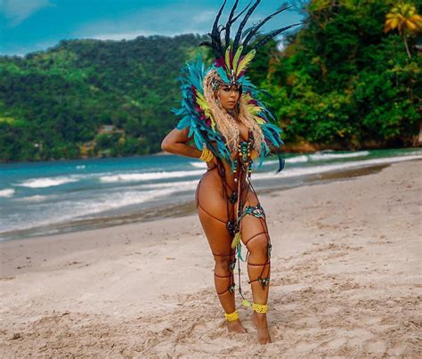 Ashanti Sexy Costume At Trinidad And Tobago Carnival