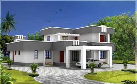 picture  flat roof house design philippines
