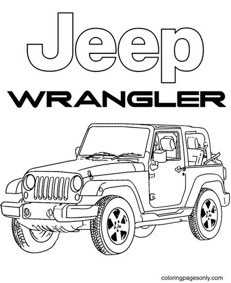 coloring pages jeep  coloring pages printable