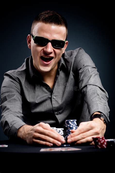poker player stock photo image  leisure cards male