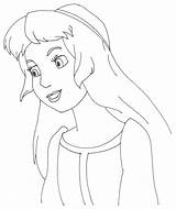 Cauldron Pages Coloring Disney Eilonwy Princess Template sketch template