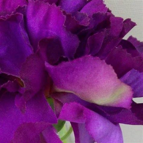 silk carnation purple artificial flowers