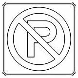 Parking Clipart Signs Coloring Road Outline Clip Symbol Etc Cliparts Traffic Sign Safety Symbols Usf Edu Regulatory Prohibit Large Library sketch template
