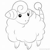 Mareep sketch template