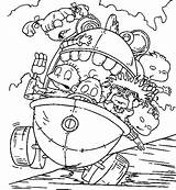 Rugrats Nickelodeon Nick Sheets Ausmalbilder 90er Coloringhome Getcolorings Malvorlagen Decoromah Character Reyna Rat sketch template