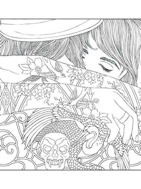 complex coloring pages  adults  teens