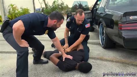 naked black african men dick gay fucking the white cop with some