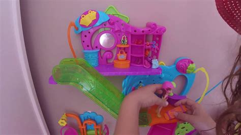 polly pocket polly plaza review youtube