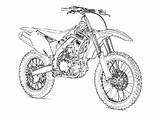 Motocross Kawasaki Coloriages Motocykle Imprimerie Résultats sketch template