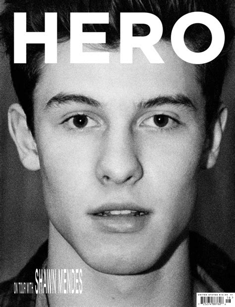 shawn mendes on the cover of hero out today hero magazine a fresh perspective