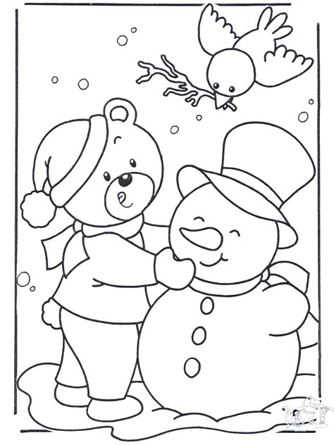 printable coloring pages  winter scenes coloring home