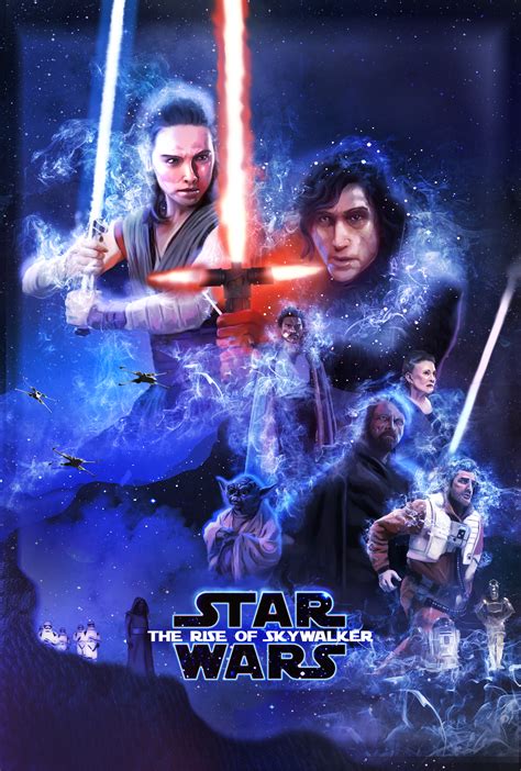 star wars episode ix poster  blackisalovelycolor