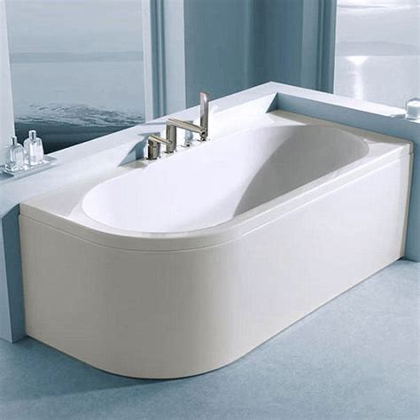 Carron Status Duo Offset Curved Corner Bath 23 4491r Double Ended