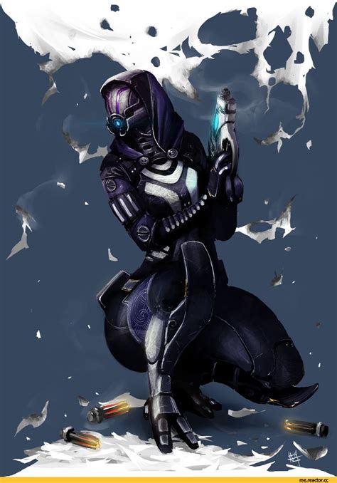 Mass Effect фэндомы Me Art Tali Игровые арты Фантастика Иллюстрации