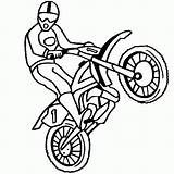 Coloring Bike Dirt Print Pages Motocross Motorcross Preschool Biker Dirtbike Motorcycles Motorcycle sketch template