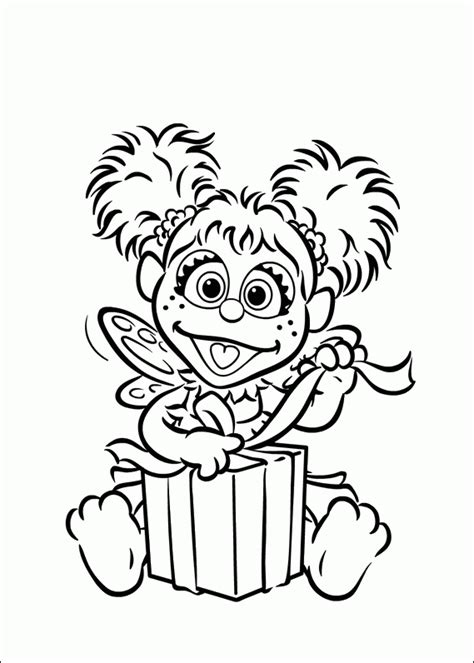 abby sesame street coloring pages