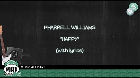 pharrell williams happy with lyrics youtube